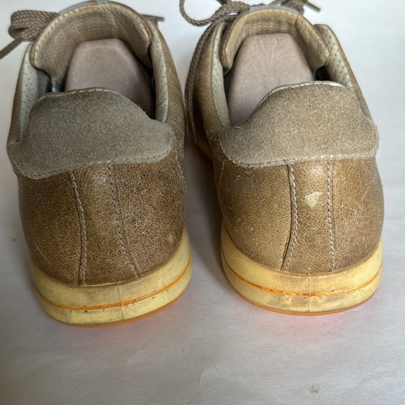 ECCO Tan Leather Spikeless Golf Shoes Mens Sz 43 (9/9.5) EUC $180 - Picture 8 of 11